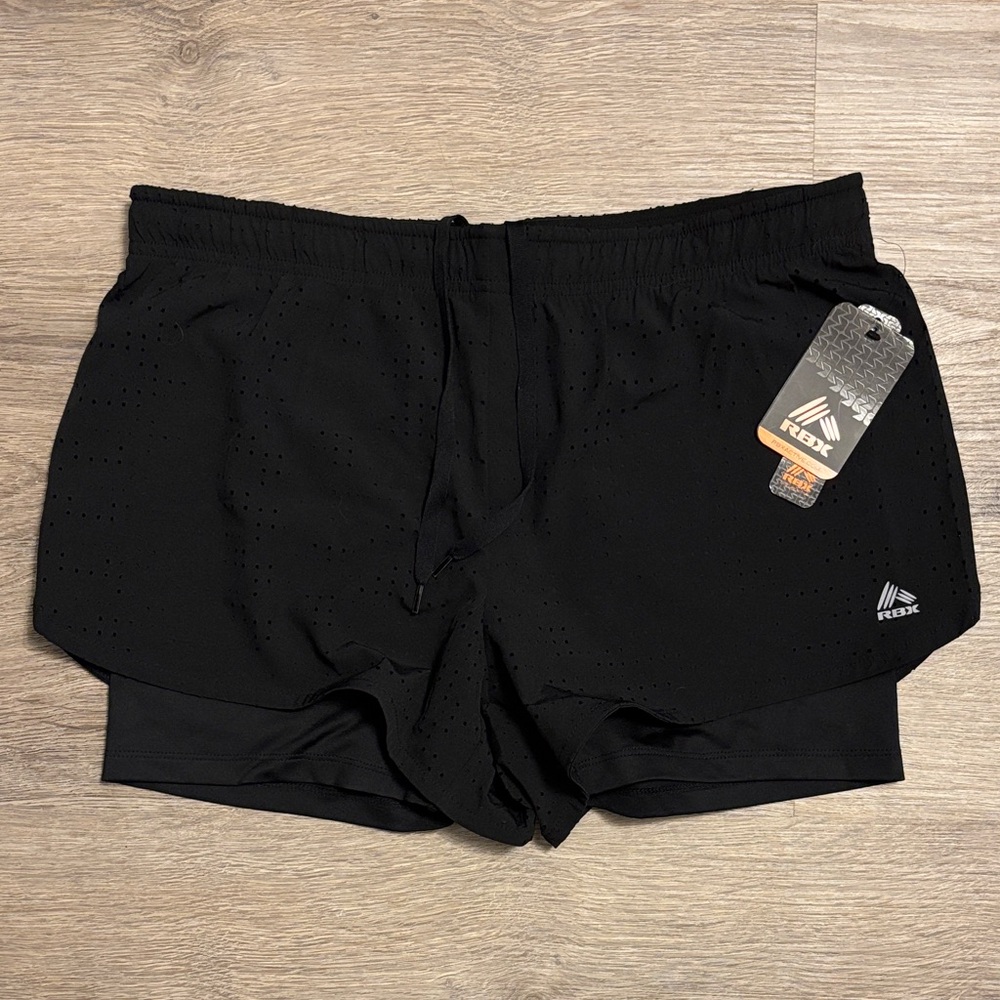 RBX Black Performance Shorts